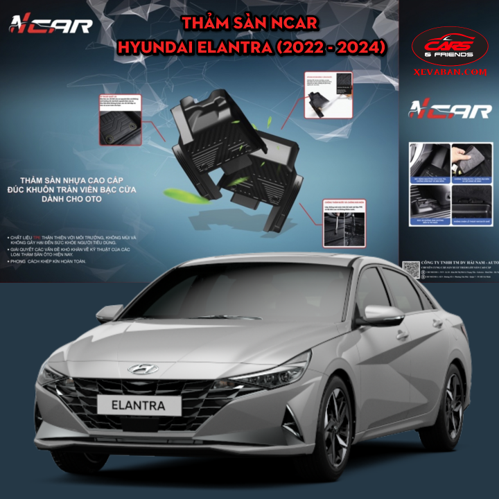 Thảm sàn Ncar cho HYUNDAI ELANTRA